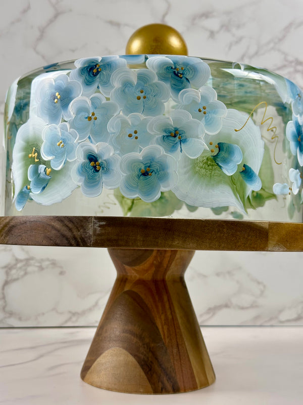 Hydrangea Cake Dome