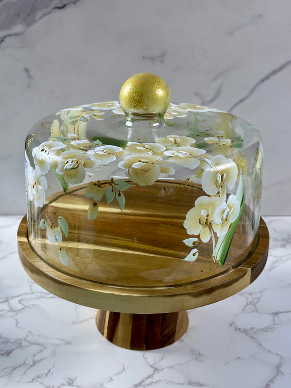 Orchid Cake Dome