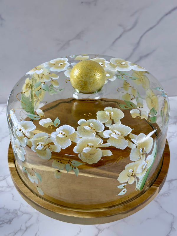 Orchid Cake Dome