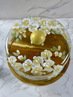 Orchid Cake Dome